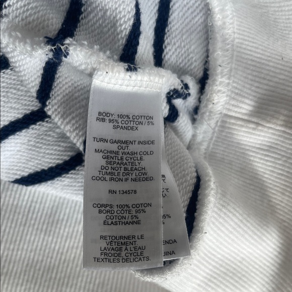 Vineyard Vines Striped Pullover (Navy & White) - Size S 100% Cotton - Picture 4 of 4